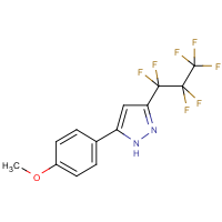 CAS: 1801774-03-7 | PC4772 | 5-(4-Methoxyphenyl)-3-perfluopropyl-1H-pyrazole