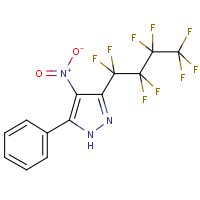 CAS:1240049-78-8 | PC4779 | 4-Nitro-3-perfluorobutyl-5-phenyl-1H-pyrazole