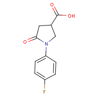 CAS:56617-43-7 | PC48295 | 1-(4-Fluorophenyl)-5-oxopyrrolidine-3-carboxylic acid