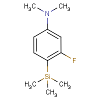 CAS: 516522-11-5 | PC4839 | 1-(Dimethylamino)-3-fluoro-4-(trimethylsilyl)benzene
