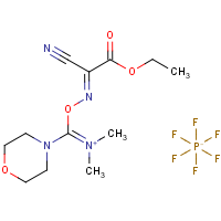 CAS:1075198-30-9 | PC48468 | {[(1-Cyano-2-ethoxy-2-oxoethylidene)amino]oxy}dimethylamino(morpholin-4-yl)carbenium hexafluorophosphate