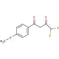 CAS:189347-40-8 | PC4847 | 4,4-Difluoro-1-(4-methoxyphenyl)butane-1,3-dione