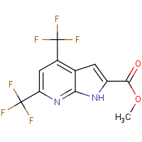 CAS:1146081-29-9 | PC48505 | Methyl 4,6-bis(trifluoromethyl)-7-azaindole-2-carboxylate