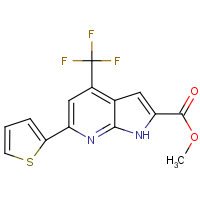 CAS: 1027511-29-0 | PC48506 | Methyl 6-(thien-2-yl)-4-(trifluoromethyl)-7-azaindole-2-carboxylate