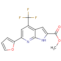CAS: 1027511-30-3 | PC48507 | Methyl 6-(fur-2-yl)-4-(trifluoromethyl)-7-azaindole-2-carboxylate