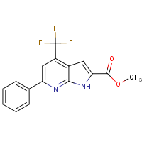 CAS: 1146081-24-4 | PC48509 | Methyl 6-phenyl-4-(trifluoromethyl)-7-azaindole-2-carboxylate