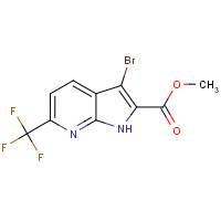 CAS:952800-37-2 | PC48511 | Methyl 3-bromo-6-(trifluoromethyl)-7-azaindole-2-carboxylate