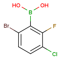 CAS: 1451392-87-2 | PC48528 | 6-Bromo-3-chloro-2-fluorobenzeneboronic acid