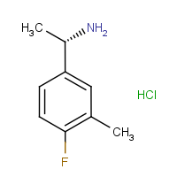 CAS:1213181-44-2 | PC48533 | (1S)-1-(4-Fluoro-3-methylphenyl)ethylamine hydrochloride