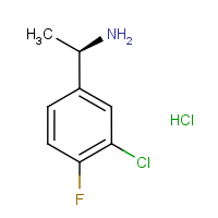 CAS: 1257106-65-2 | PC48550 | (1R)-1-(3-Chloro-4-fluorophenyl)ethylamine hydrochloride
