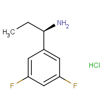 CAS:473733-16-3 | PC48551 | (1R)-1-(3,5-Difluorophenyl)propylamine hydrochloride