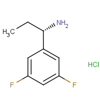 CAS: 1212812-49-1 | PC48552 | (1S)-1-(3,5-Difluorophenyl)propylamine hydrochloride