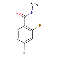 CAS: 749927-69-3 | PC48582 | 4-Bromo-2-fluoro-N-methylbenzamide