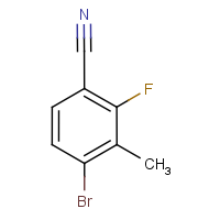 CAS: 1114546-30-3 | PC48590 | 4-Bromo-2-fluoro-3-methylbenzonitrile