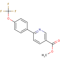 CAS: 851266-73-4 | PC48608 | Methyl 6-[4-(trifluoromethoxy)phenyl]nicotinate