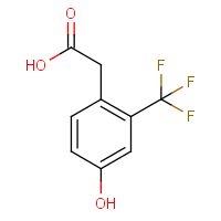 CAS:1261569-12-3 | PC48613 | 4-Hydroxy-2-(trifluoromethyl)phenylacetic acid