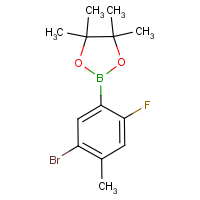 CAS:1111096-03-7 | PC48628 | 2-(5-Bromo-2-fluoro-4-methylphenyl)-4,4,5,5-tetramethyl-1,3,2-dioxaborolane