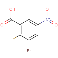 CAS: 1526564-53-3 | PC48646 | 3-Bromo-2-fluoro-5-nitrobenzoic acid