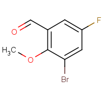 CAS: 1009093-60-0 | PC48650 | 3-Bromo-5-fluoro-2-methoxybenzaldehyde