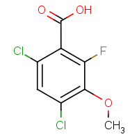CAS: 2365420-17-1 | PC48796 | 4,6-Dichloro-2-fluoro-3-methoxybenzoic acid