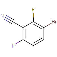CAS: 217816-66-5 | PC48830 | 3-Bromo-2-fluoro-6-iodobenzonitrile