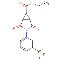 CAS:318237-87-5 | PC4885 | Ethyl 2,4-dioxo-3-[3-(trifluoromethyl)phenyl]-3-azabicyclo[3.1.0]hexane-6-carboxylate