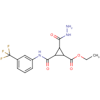 CAS:318237-91-1 | PC4902 | Ethyl 2-(hydrazinocarbonyl)-3-([3-(trifluoromethyl)anilino]carbonyl)cyclopropanecarboxylate