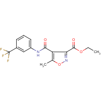 CAS:338761-34-5 | PC4903 | Ethyl 5-methyl-4-{[3-(trifluoromethyl)anilino]carbonyl}isoxazole-3-carboxylate