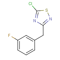 CAS: 1029718-68-0 | PC49046 | 5-Chloro-3-(3-fluorobenzyl)-1,2,4-thiadiazole