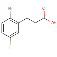 CAS: 1003048-71-2 | PC49070 | 3-(2-Bromo-5-fluorophenyl)propanoic acid