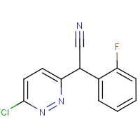 CAS:154419-42-8 | PC4910 | 2-(6-Chloro-3-pyridazinyl)-2-(2-fluorophenyl)acetonitrile