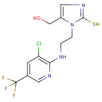 CAS:338794-80-2 | PC4917 | 1-[3-Chloro-5-(trifluoromethyl)pyridin-2-ylamino]ethyl-5-(hydroxymethyl)-1H-imidazole-2-thiol