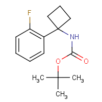 CAS: 1322200-92-9 | PC49223 | 1-(2-Fluorophenyl)cyclobutan-1-amine, N-BOC protected