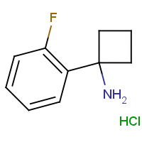 CAS: 1228879-28-4 | PC49224 | 1-(2-Fluorophenyl)cyclobutan-1-amine hydrochloride
