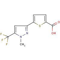 CAS: 223499-20-5 | PC4924 | 5-[1-Methyl-5-(trifluoromethyl)-1H-pyrazol-3-yl]thiophene-2-carboxylic acid