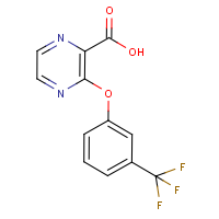 CAS:518057-62-0 | PC4925 | 2-[3-(Trifluoromethyl)phenoxy]pyrazine-3-carboxylic acid