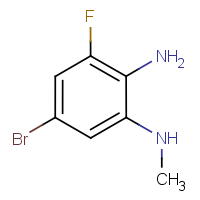 CAS: 1396503-78-8 | PC49259 | 5-Bromo-3-fluoro-N1-methylbenzene-1,2-diamine