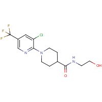 CAS: 303150-23-4 | PC4934 | 1-[3-Chloro-5-(trifluoromethyl)pyridin-2-yl]-N-(2-hydroxyethyl)piperidine-4-carboxamide