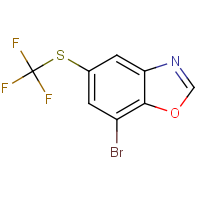 CAS:1432075-83-6 | PC49344 | 7-Bromo-5-[(trifluoromethyl)thio]-1,3-benzoxazole