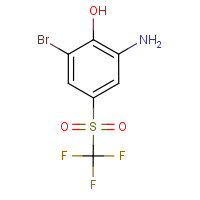 CAS:1440535-13-6 | PC49359 | 2-Amino-6-bromo-4-[(trifluoromethyl)sulphonyl]phenol