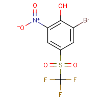 CAS:1440535-14-7 | PC49361 | 2-Bromo-6-nitro-4-[(trifluoromethyl)sulphonyl]phenol