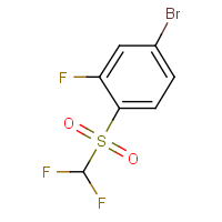 CAS:2092532-13-1 | PC49390 | 4-[(Difluoromethyl)sulphonyl]-3-fluorobromobenzene