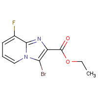 CAS: 2379918-40-6 | PC49396 | Ethyl 3-bromo-8-fluoroimidazo[1,2-a]pyridine-2-carboxylate