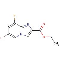 CAS: 1260763-32-3 | PC49398 | Ethyl 6-bromo-8-fluoroimidazo[1,2-a]pyridine-2-carboxylate
