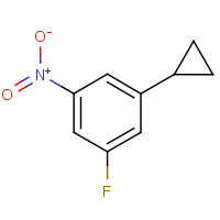CAS: 2366994-56-9 | PC49411 | 1-Cyclopropyl-3-fluoro-5-nitrobenzene