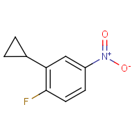 CAS: 2366994-57-0 | PC49413 | 2-Cyclopropyl-1-fluoro-4-nitrobenzene
