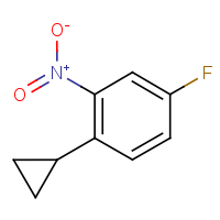 CAS:2366994-53-6 | PC49414 | 1-Cyclopropyl-4-fluoro-2-nitrobenzene