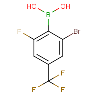 CAS:  | PC49440 | [2-Bromo-6-fluoro-4-(trifluoromethyl)phenyl]boronic acid