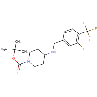 CAS:1322200-93-0 | PC49490 | 4-{[3-Fluoro-4-(trifluoromethyl)benzyl]amino}piperidine, N1-BOC protected