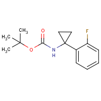 CAS: 1338218-86-2 | PC49538 | 1-(2-Fluorophenyl)cyclopropan-1-amine, N-BOC protected